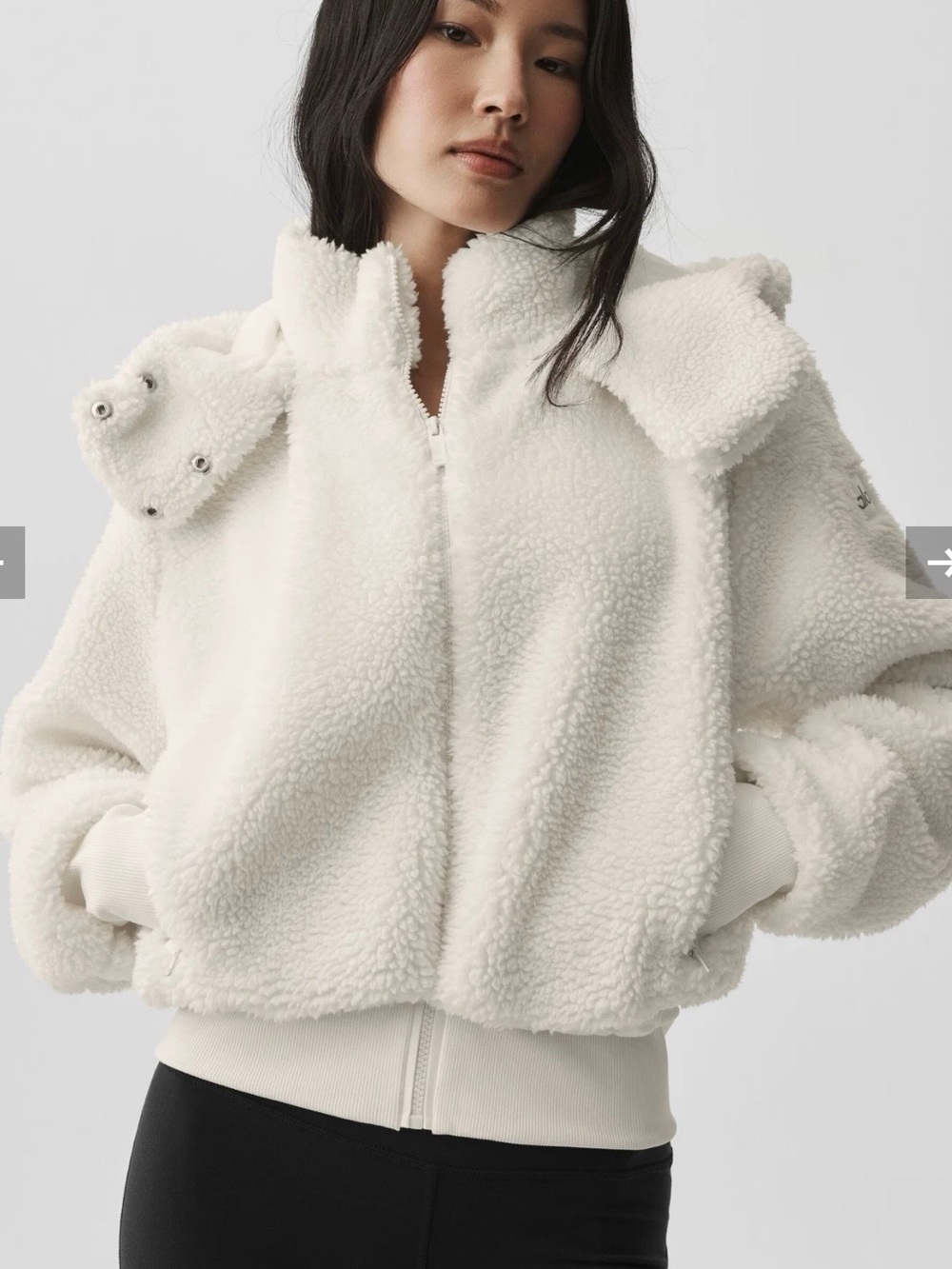 Foxy Sherpa Jacket Ivory size M